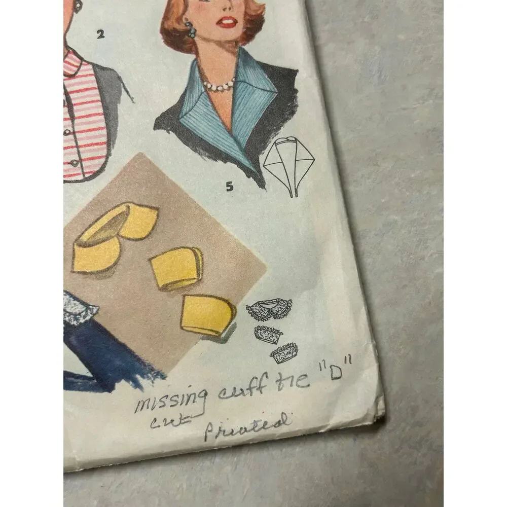 Vintage 1950's Simplicity Pattern #1390 Women's Accessories One‎ Size